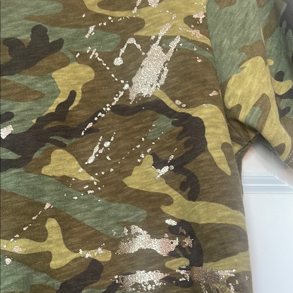 J. Crew Factory Camouflage Short Sleeve Tee - Picture 4 of 8